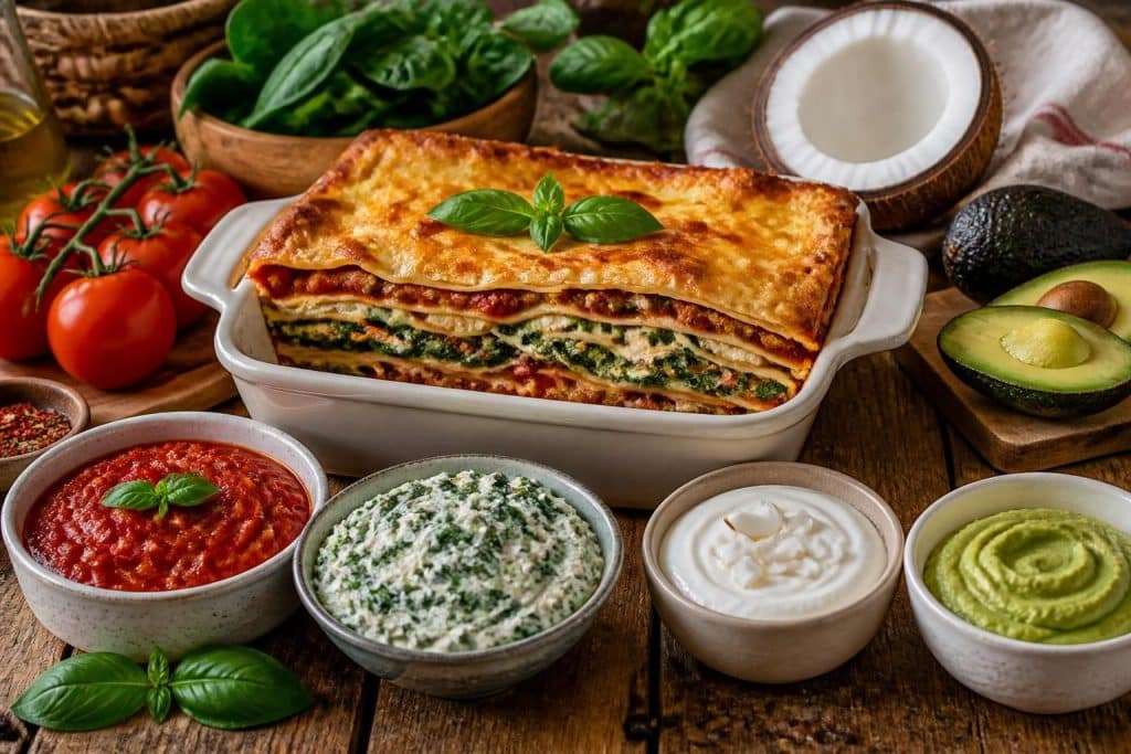 découvrez des alternatives simples et savoureuses pour remplacer la béchamel dans vos lasagnes, et apportez une touche originale à ce classique italien.