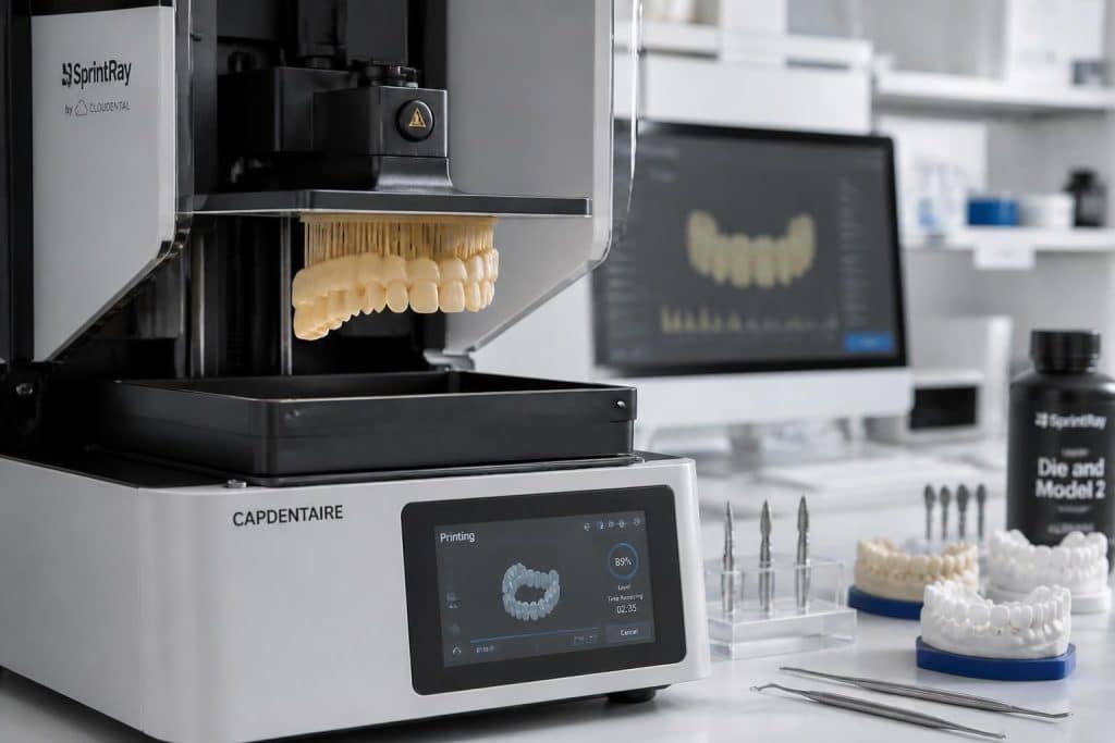 découvrez sprintray capdentaire, la solution d'impression 3d dentaire alliant précision et performance pour des résultats optimaux en laboratoire et cabinet dentaire.