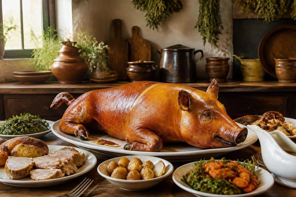 découvrez tout sur le cochon de lait : sa définition, les techniques de cuisson ainsi que des recettes traditionnelles savoureuses pour régaler vos convives.