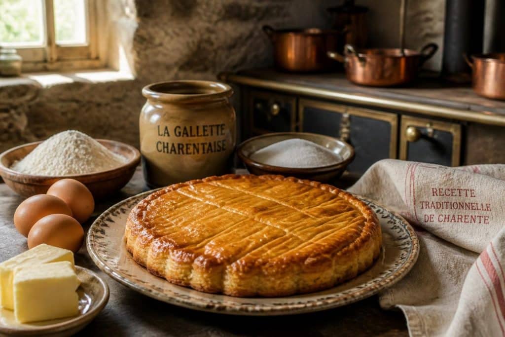 découvrez la recette traditionnelle de la galette charentaise ainsi que son histoire riche et authentique, un délice sucré incontournable de la région.