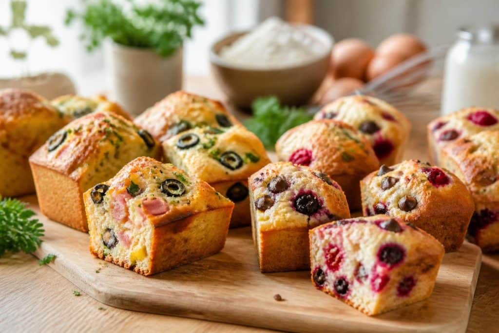 découvrez des recettes faciles et rapides de mini cakes salés et sucrés, parfaits pour toutes les occasions et tous les goûts.