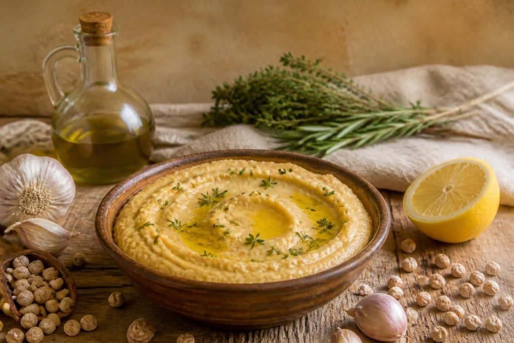 découvrez la recette traditionnelle de la poichichade, une délicieuse purée de pois chiches provençale, parfaite pour vos apéritifs et repas gourmands.