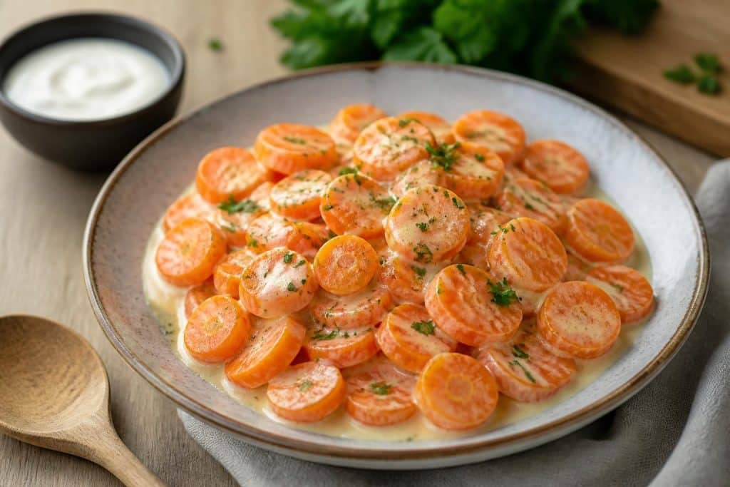 découvrez notre recette simple et rapide de carottes vichy à la crème fondante, un plat savoureux et léger parfait pour accompagner vos repas.