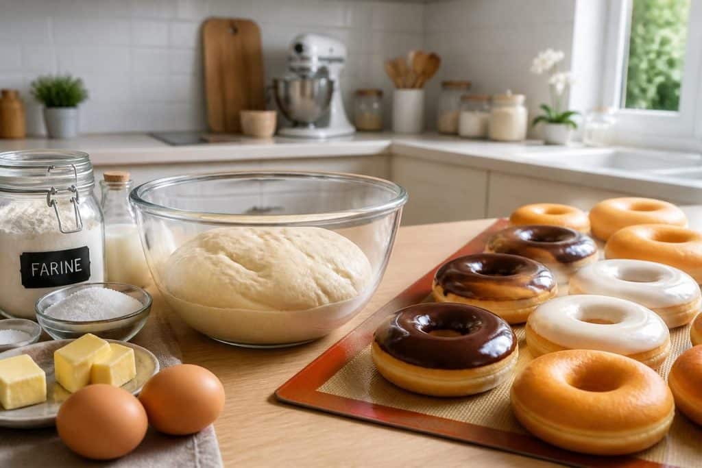 découvrez notre recette facile et rapide de donuts moelleux maison pour un délicieux goûter fait maison en un rien de temps.