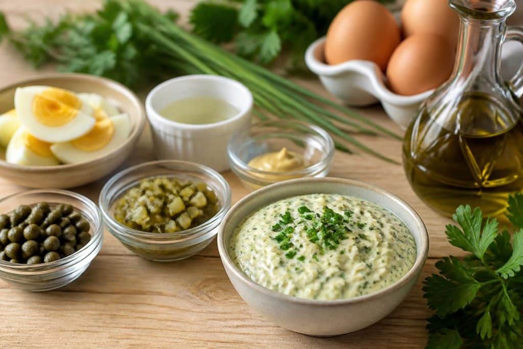 découvrez la recette facile de la sauce gribiche avec tous les ingrédients essentiels pour réussir cette délicieuse sauce froide traditionnelle française.