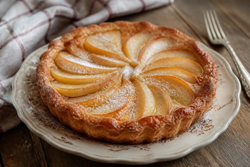 découvrez notre recette facile et traditionnelle de tarte aux poires façon grand-mère, un dessert gourmand qui ravira toute la famille.
