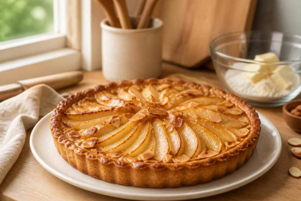 découvrez notre recette facile et gourmande de tarte aux poires, parfaite pour savourer un dessert fruité et fondant en toute simplicité.
