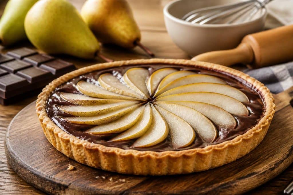 découvrez notre recette facile et rapide de tarte poire chocolat, un dessert gourmand parfait pour toutes les occasions.