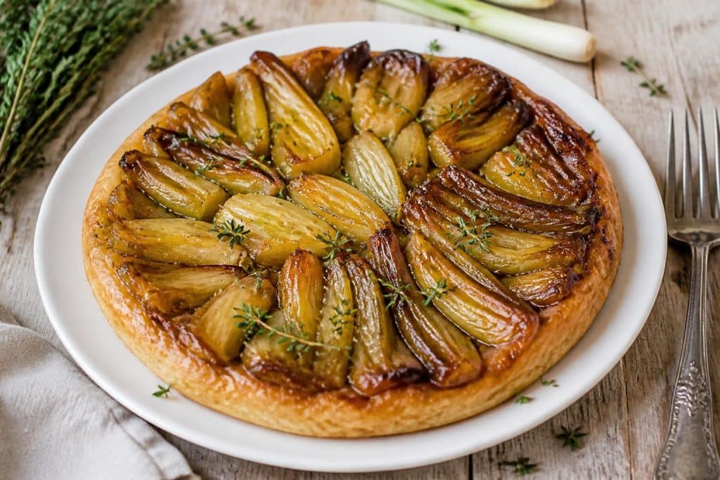découvrez notre recette facile et gourmande de tarte tatin au poireau, parfaite pour un repas savoureux et original. simple à réaliser, elle ravira toute la famille.