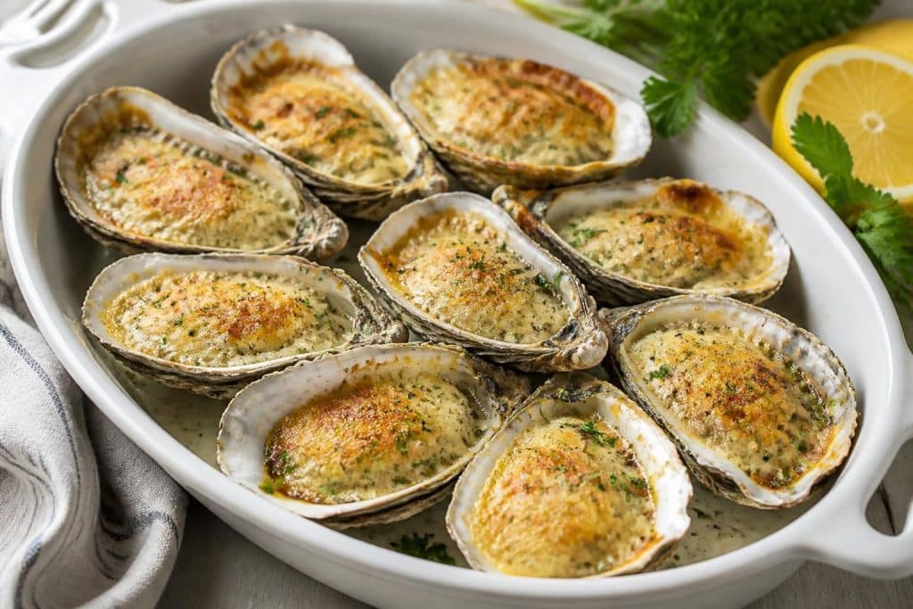 découvrez une recette facile et rapide d'huîtres au four gratinées au parmesan, parfaite pour un apéritif gourmand et savoureux.