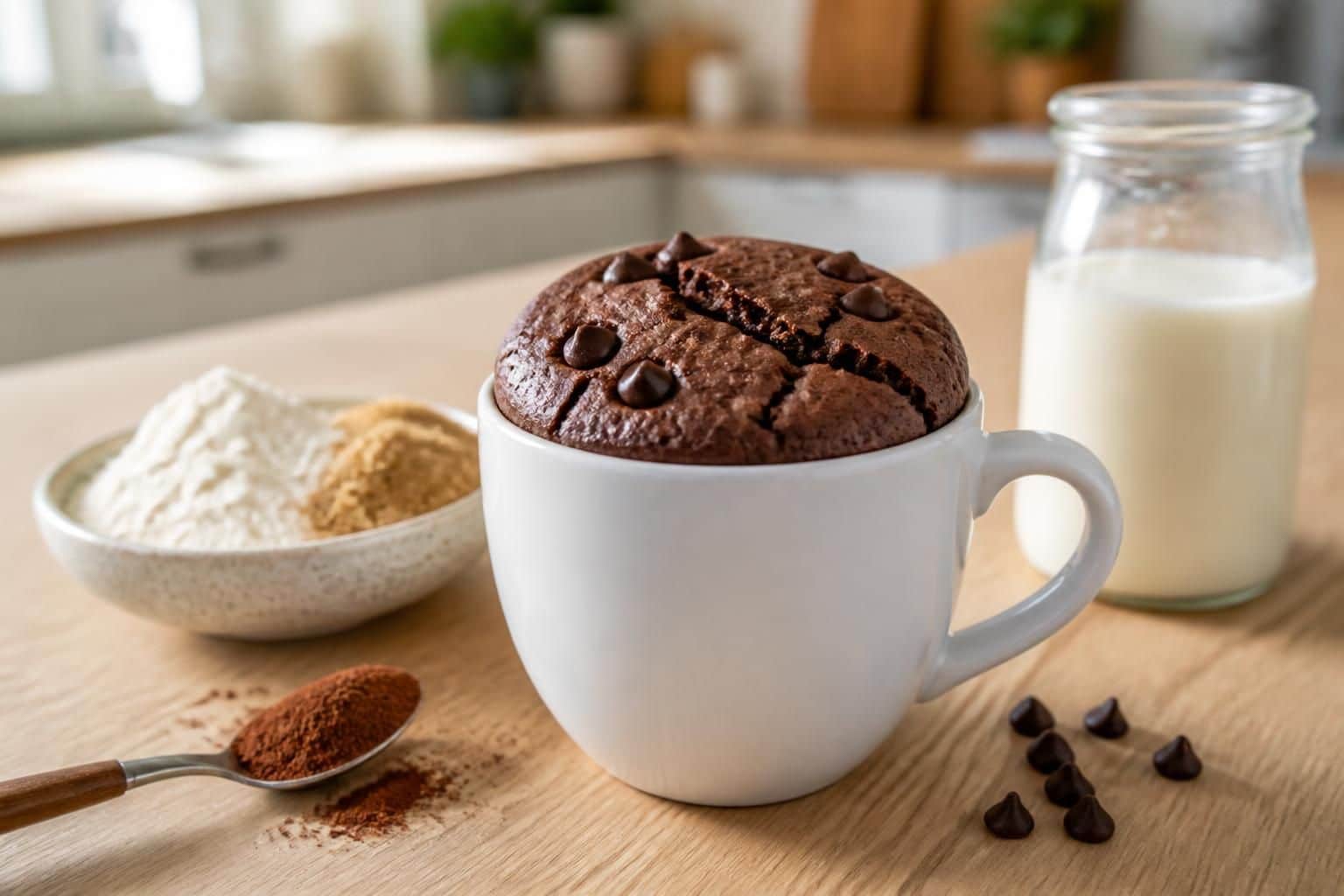 découvrez notre recette rapide et facile de mug cake au chocolat sans œuf, parfait pour une gourmandise express et délicieuse en quelques minutes.