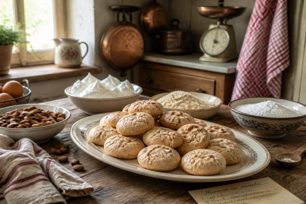découvrez la recette traditionnelle des macarons grand-mère, ces délicieuses douceurs aux amandes, faciles à préparer et parfaites pour toutes les occasions.