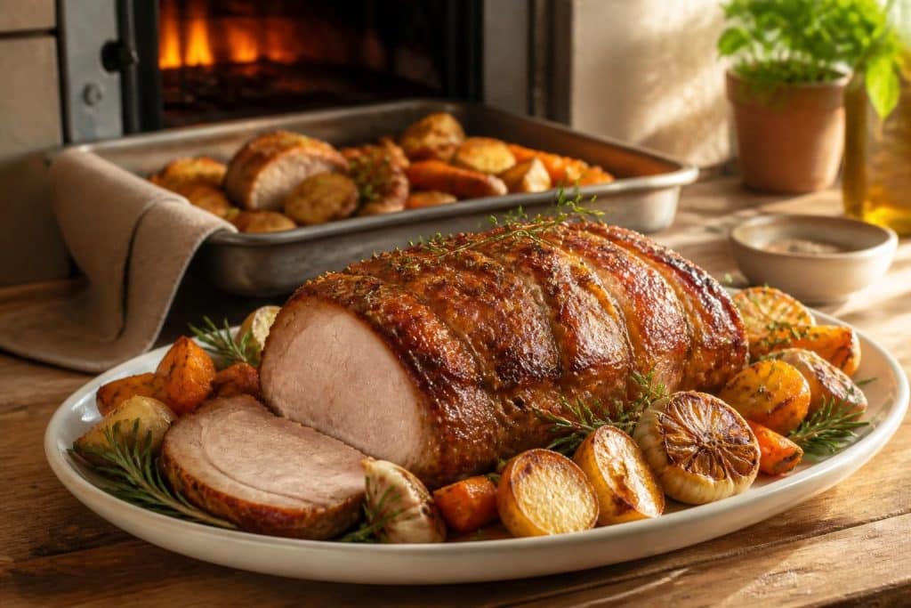 découvrez notre recette facile de rôti de porc au four pour une cuisson parfaite à chaque fois. conseils simples et astuces pour un plat savoureux et tendre.